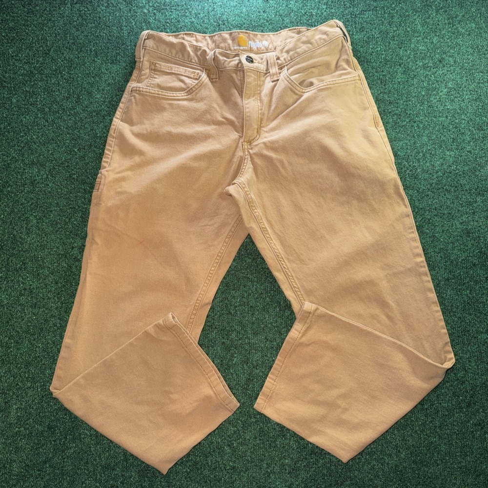 Carhartt Relaxed Fit Carpenter Pants Men's 32x28 Brown Pants